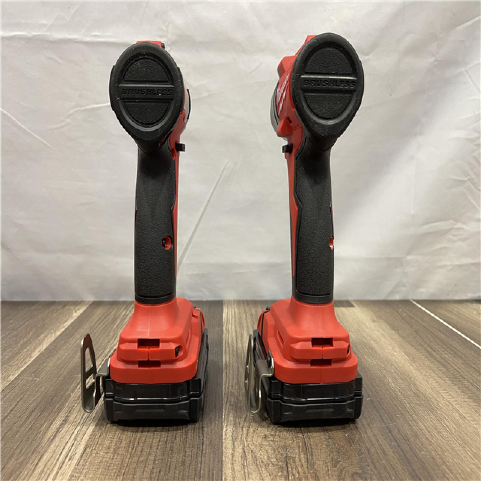 AS-IS Milwaukee 18V Lithium-Ion Brushless Cordless Compact Drill/Impact Combo Kit