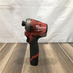 AS-IS Milwaukee FUEL SURGE 12V Lithium-Ion Brushless Cordless 1/4 in. Hex Impact Driver Compact Kit