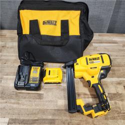 HOUSTON LOCATION - AS - IS DEWALT 20V MAX XR Lithium-Ion Cordless 18-Gauge Narrow Crown Stapler Kit