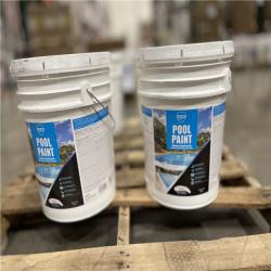 DALLAS LOCATION - Dyco Pool Paint 5 Gal. 3150 White Semi-Gloss Acrylic Exterior Paint PALLET-(6 UNITS)