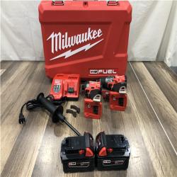 AS-IS Milwaukee FUEL 18V Lithium-Ion Brushless Cordless Hammer Drill and Impact Driver Combo Kit
