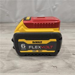 AS-IS DEWALT FLEXVOLT 20V/60V MAX Lithium-Ion 6.0Ah Battery Pack with 6 Amp Output Charger