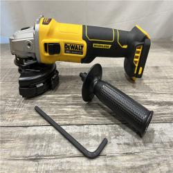 AS-IS DEWALT 20-Volt MAX Cordless Brushless 4-1/2 in. Angle Grinder with Slide Switch (Tool Only)