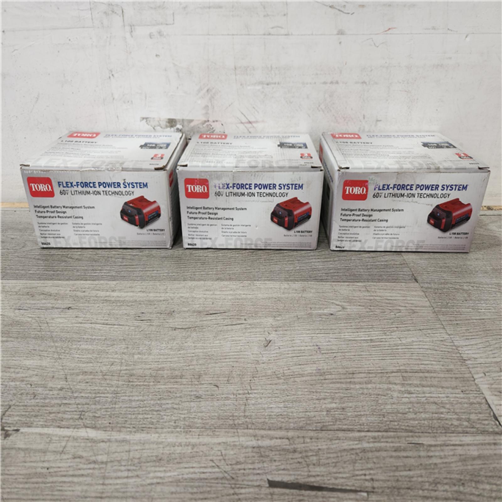 Phoenix Location Toro 60 -Volt, 2 Ah 1 -Pack Lithium Ion (Li-ion) Battery (3-Pack)