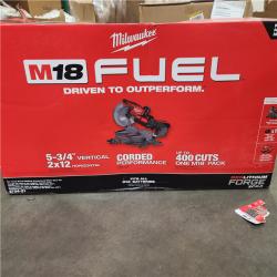 As-Is- M18 FUEL 18V 10 in. Lithium-Ion Brushless Cordless Dual Bevel Sliding Compound Miter Saw Kit with One 8.0 Ah Battery