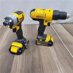 GOOD DeWALTÂ® 20V MAX Cordless Drill Driver/Impact Driver Combo Kit 1.3 Ah Lithium Ion