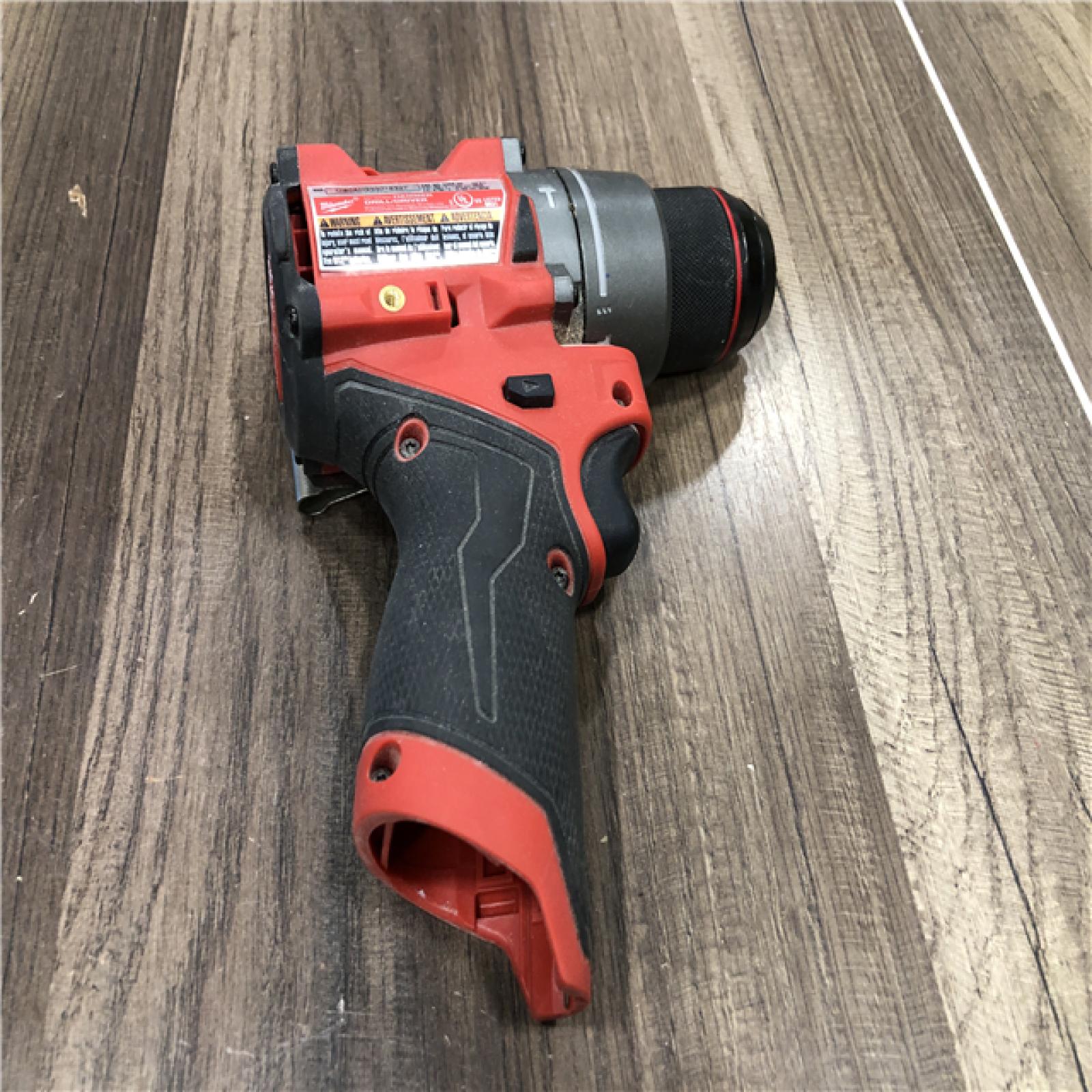 AS-IS Milwaukee FUEL 12V Lithium-Ion Brushless Cordless 1/2 in. Hammer Drill (Tool-Only)