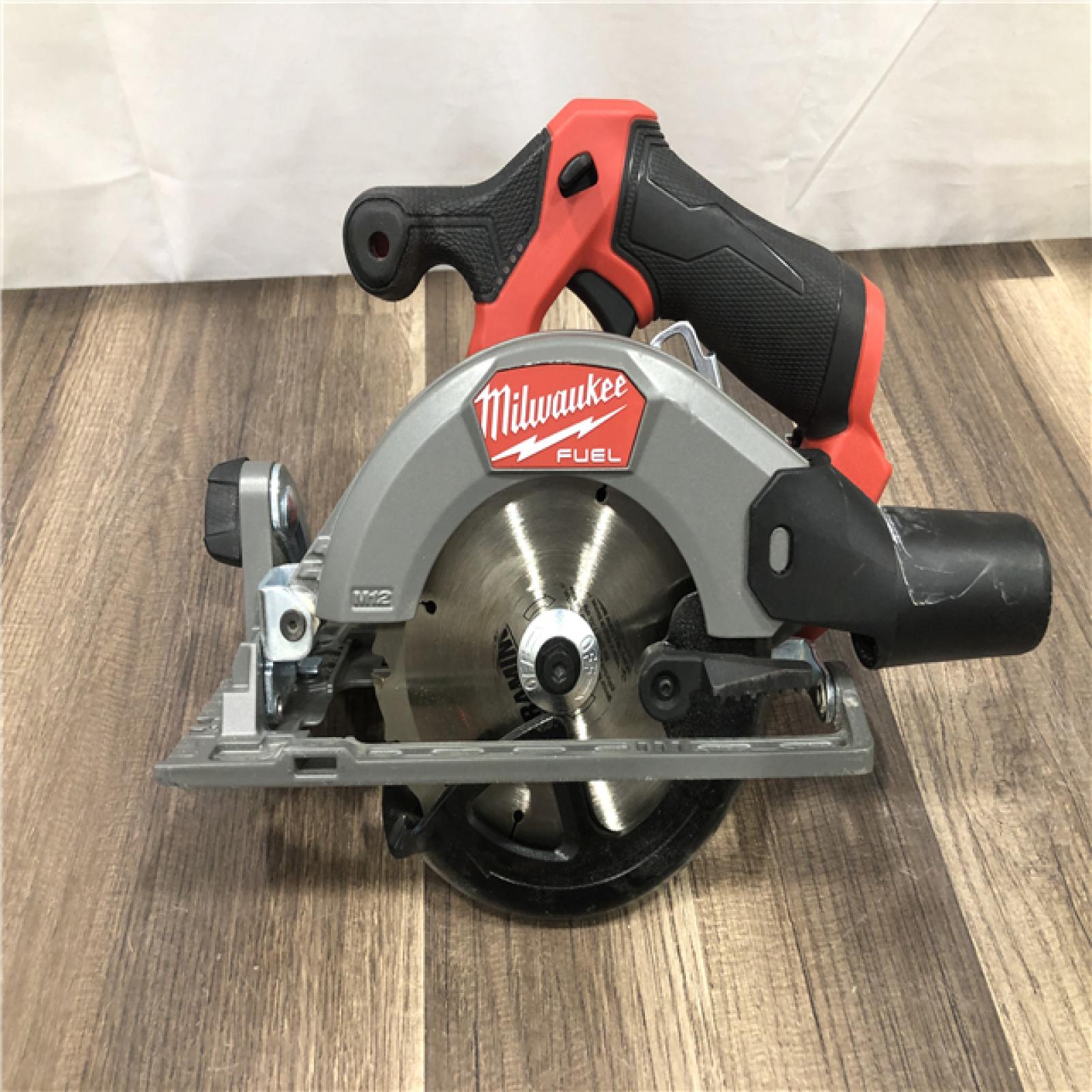 AS-IS Milwaukee FUEL 12V Lithium-Ion Brushless 5-3/8 in. Cordless Circular Saw (Tool-Only)