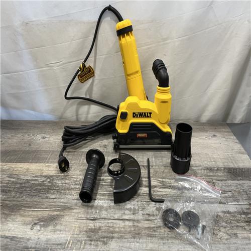 AS-IS DEWALT 13 Amp Corded 4.5 - 5 in. Angle Grinder Kit with Dust Shroud