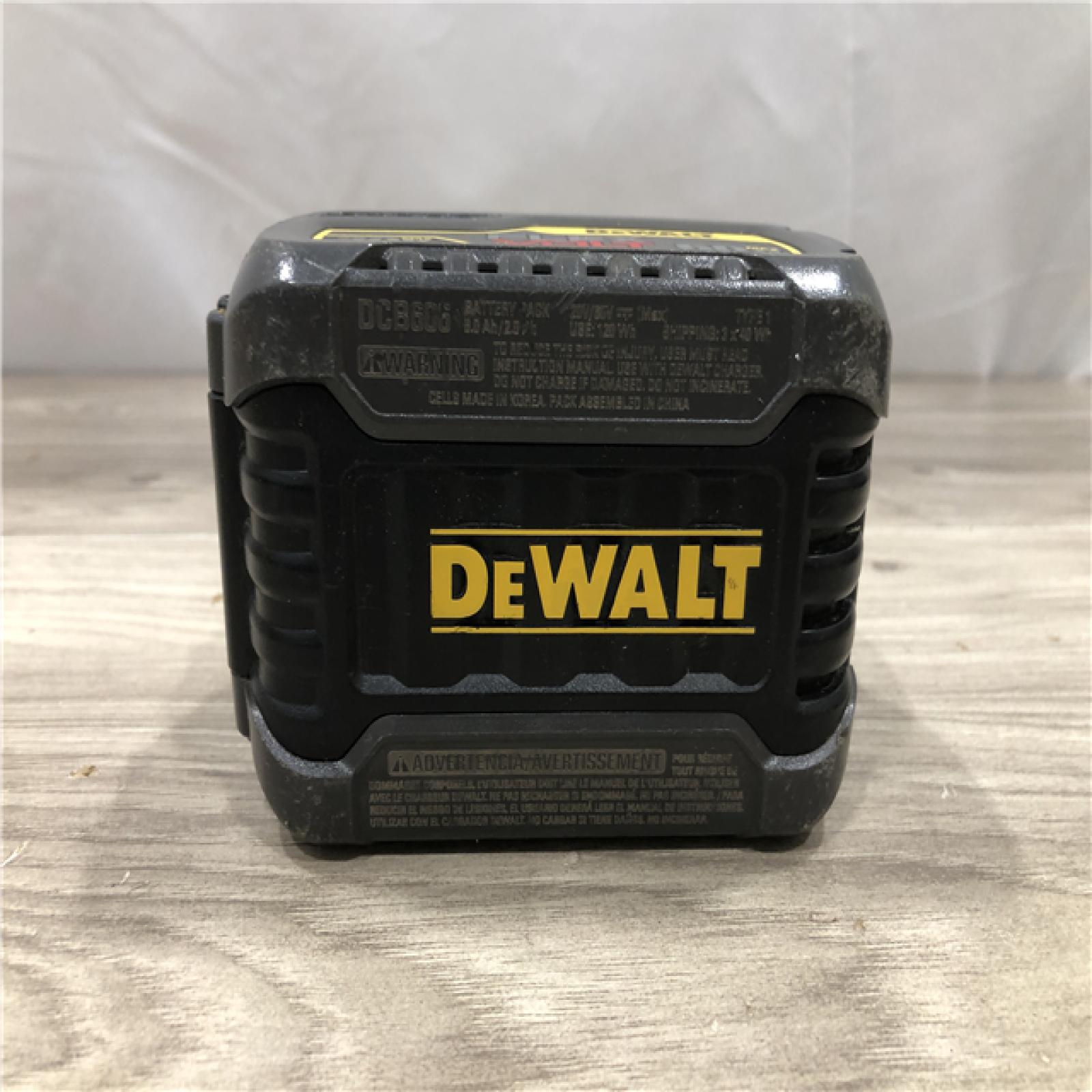 AS-IS DEWALT FLEXVOLT 20V/60V MAX Lithium-Ion 6.0Ah Battery Kit