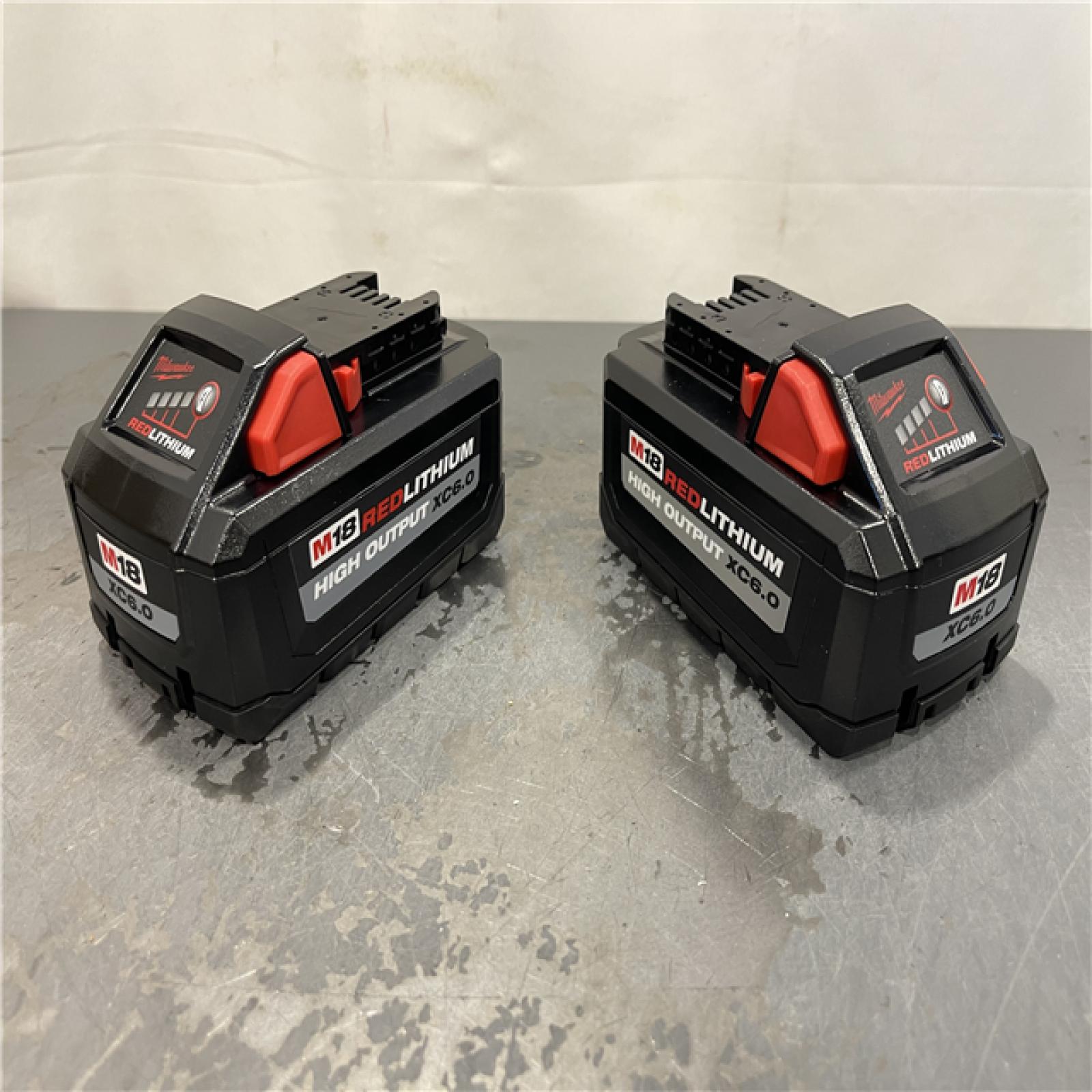 AS-IS - Milwaukee M18 18-Volt Lithium-Ion High Output Starter Kit with Two 6.0 Ah Battery and Charger