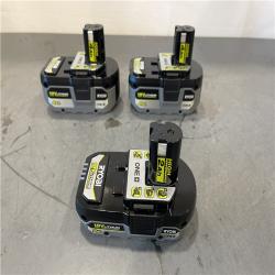 AS-IS - RYOBI ONE+ 18V Lithium-Ion HIGH PERFORMANCE Starter Kit