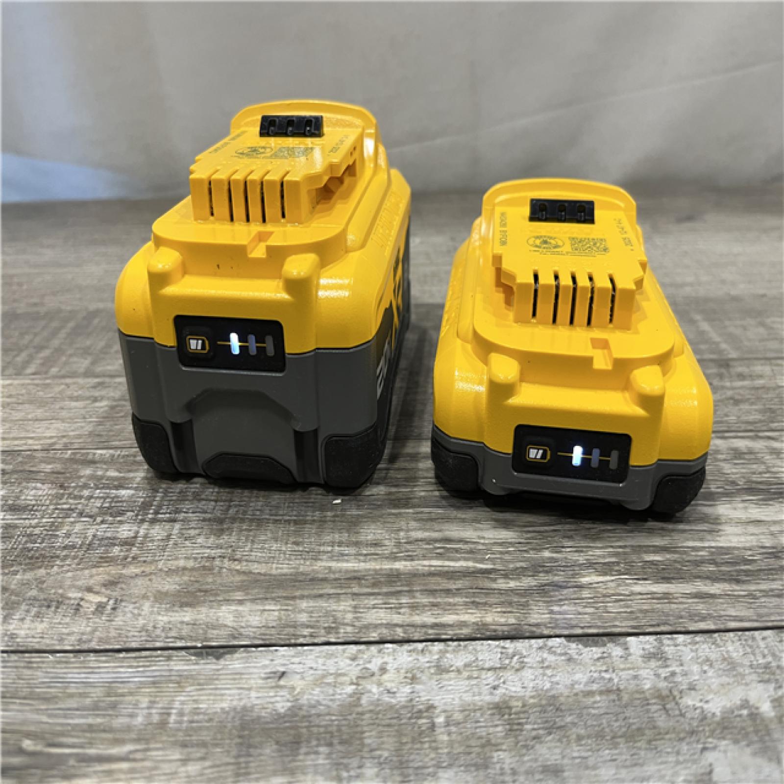 LIKE NEW - DEWALT 20V XR Lithium-Ion Starter Pack with 8.0 Ah and 4.0 Ah Battery Packs and Charger
