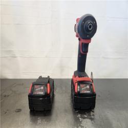 AS-IS- M18 FUEL 18V Lithium-Ion Brushless Cordless 1/4 in. Hex Impact Driver Kit with Two 5.0Ah Batteries Charger