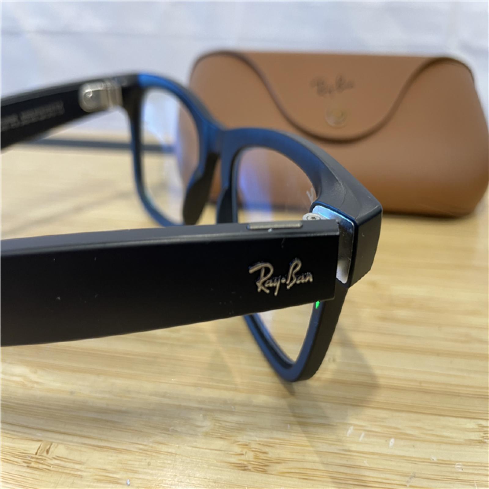AS-IS Ray-Ban Meta Wayfarer RW4006 - Rectangle Square Black