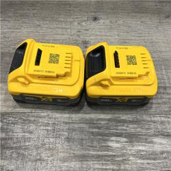 AS-IS DEWALT 20V MAX XR POWERSTACK Lithium-Ion 5.0Ah Battery (2 -Pack)