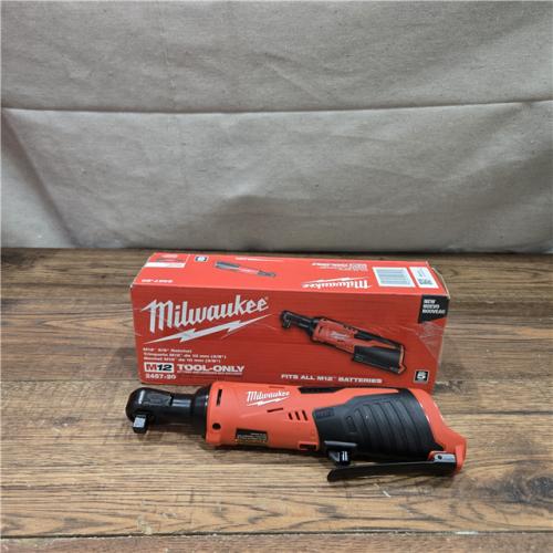 AS-IS MILWAUKEE 2457-20 .38 in. M12 Cordless Ratchet Only