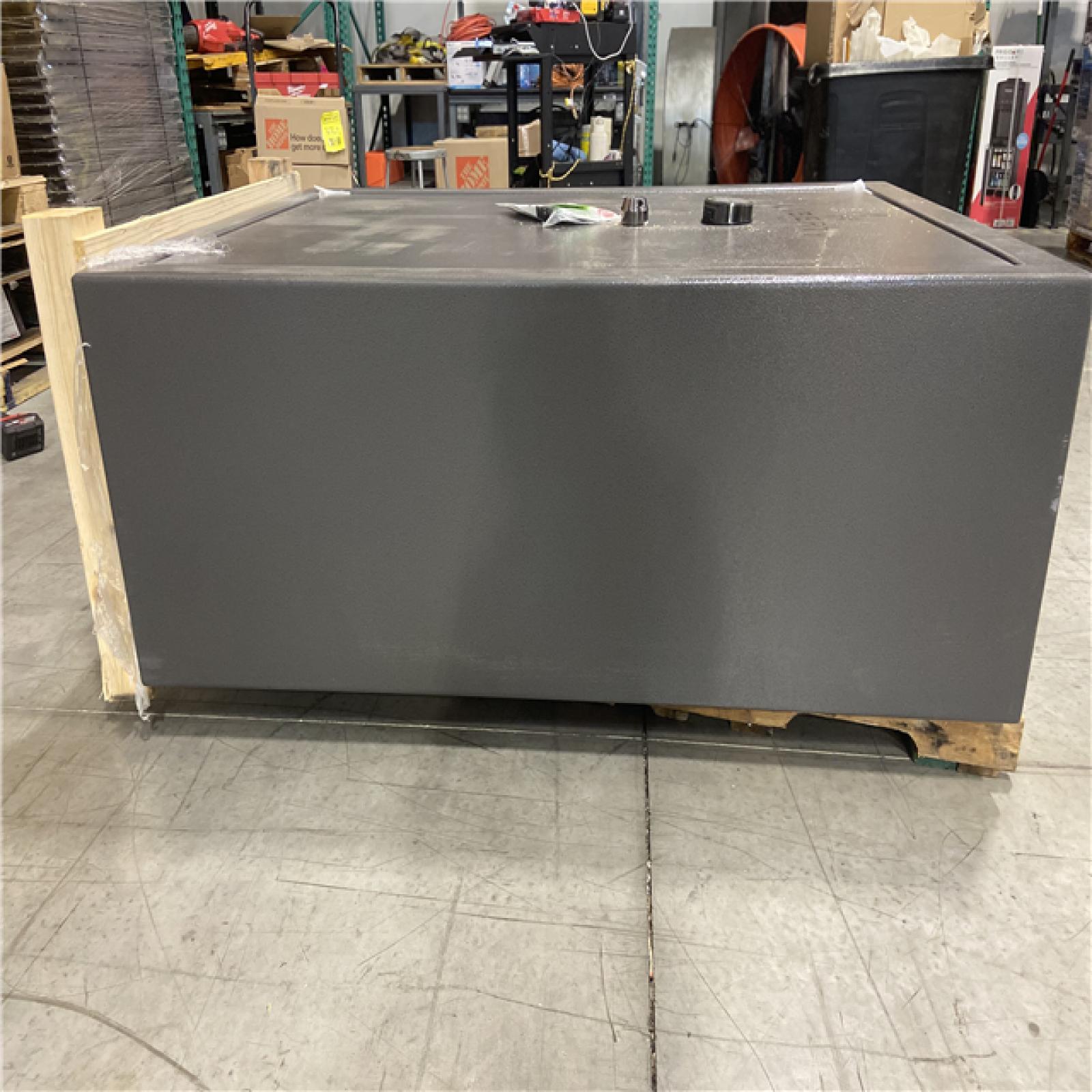 DALLAS LOCATION -LIBERTY SAFE Federal 48-Gun 75-Min fire rating EMP E-Lock  60.5 in. H x 42 in. W x 22 in. D  Gray Marble Gun Safe