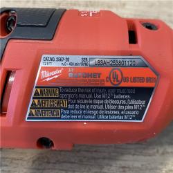 AS-IS Milwaukee FUEL 12-Volt Lithium-Ion Brushless Cordless High Speed 3/8 in. Ratchet (Tool-Only)