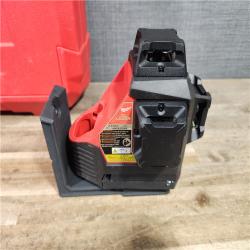 HOUSTON LOCATION - AS-IS Milwaukee  12-Volt Lithium-Ion Cordless Green 250 ft. 3-Plane Laser Level Kit