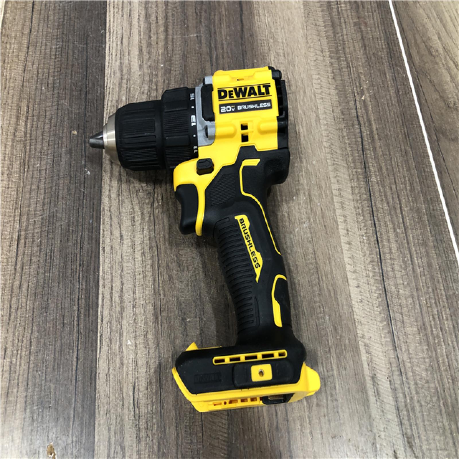 AS-IS DEWALT ATOMIC 20-Volt MAX Brushless Cordless 1/2 in. Drill Driver (Tool-Only)