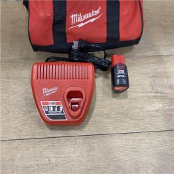 AS-IS Milwaukee 12V Lithium-Ion HACKZALL Cordless Reciprocating Saw Kit