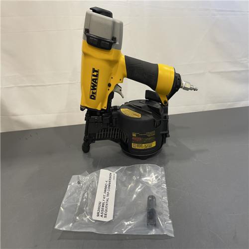 AS-IS - DEWALT 2-1/2 Inch 15 Degree Coil Siding and Fencing Nailer