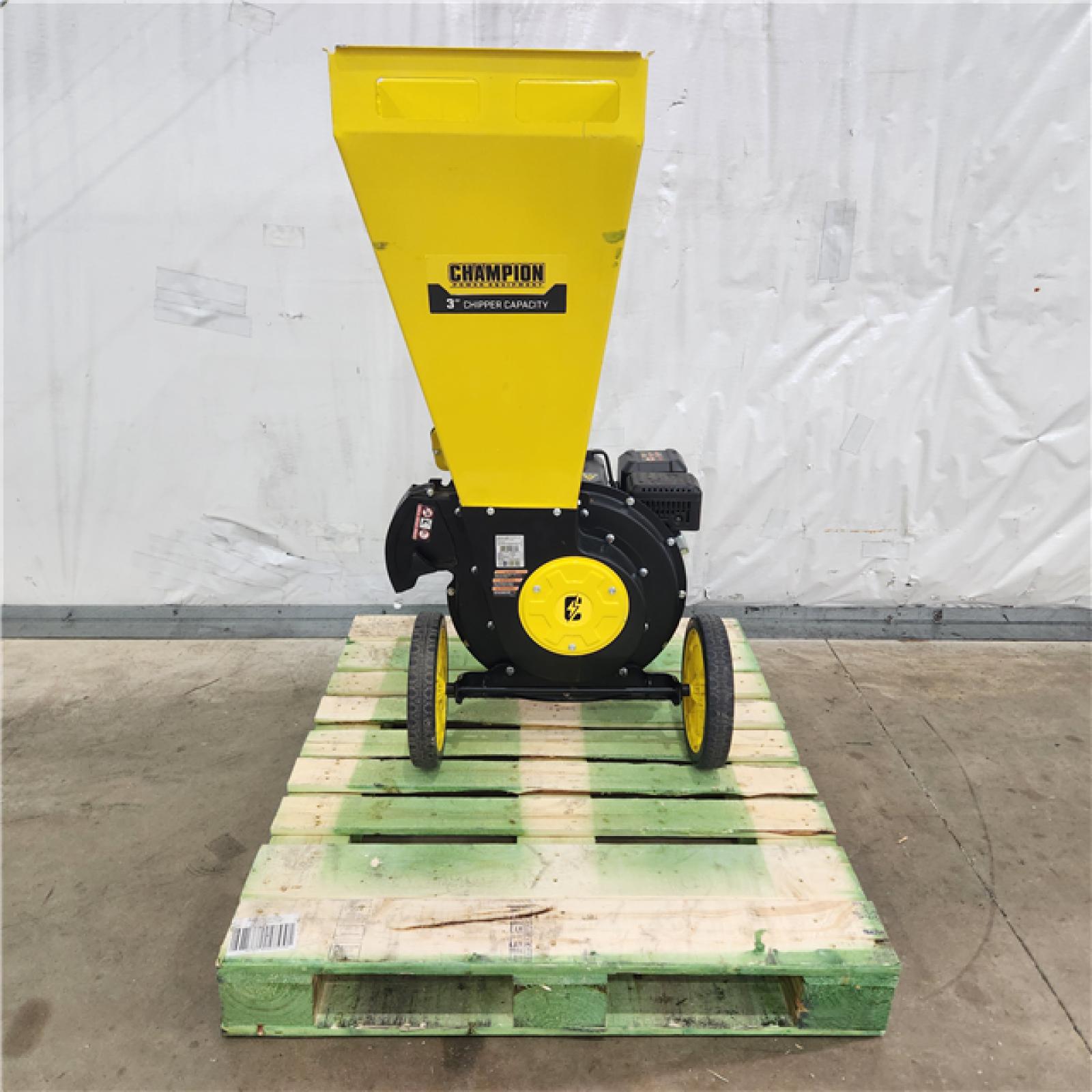 Houston Location - AS-IS CHAMPION 3 INCH  WOOD CHIPER 224 CC