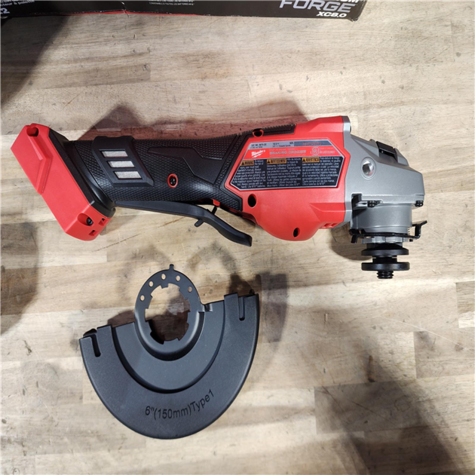HOUSTON LOCATION - AS-IS M18 FUEL 18-Volt Lithium-Ion Brushless Cordless 4-1/2 in./6 in. Braking Grinder w/Paddle Switch & Two FORGE 8.0 Ah Battery