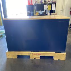 DALLAS LOCATION - Husky Tool Storage 72 in. W Standard Duty Gloss Blue Mobile Workbench Tool Chest