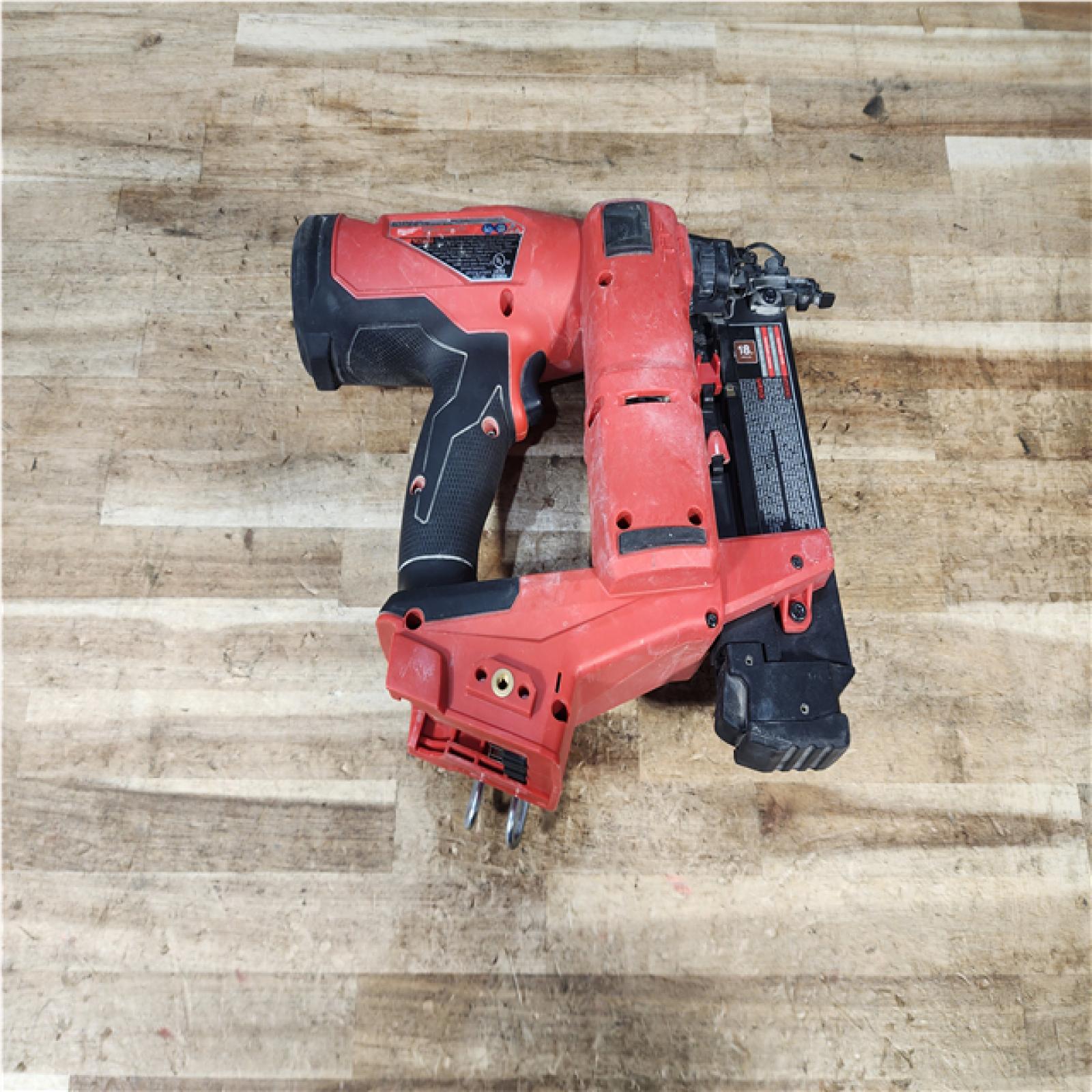 HOUSTON LOCATION - AS - IS Milwaukee FUEL 18-Volt Lithium-Ion Brushless Cordless Gen II 18-Gauge Brad Nailer (Tool-Only)