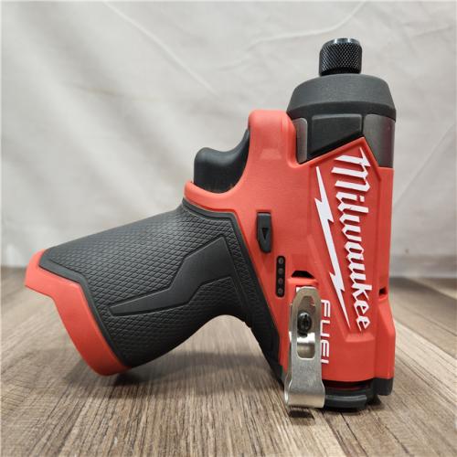 AS-IS- Milwaukee M12 FUEL 12 V 1/4 in. Cordless Brushless Impact Driver (TOOL ONLY)