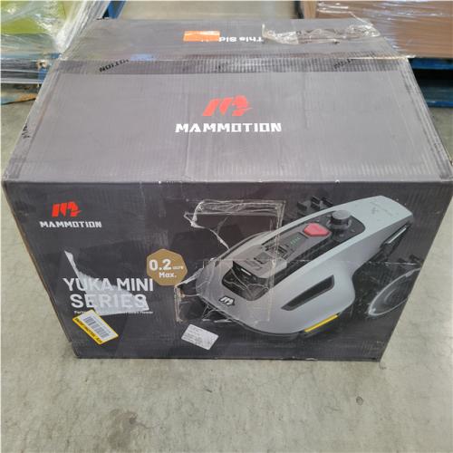 CALIFORNIA NEW MAMMOTION YUKA MINI 7.5 IN. ROBOT LAWN MOWER
