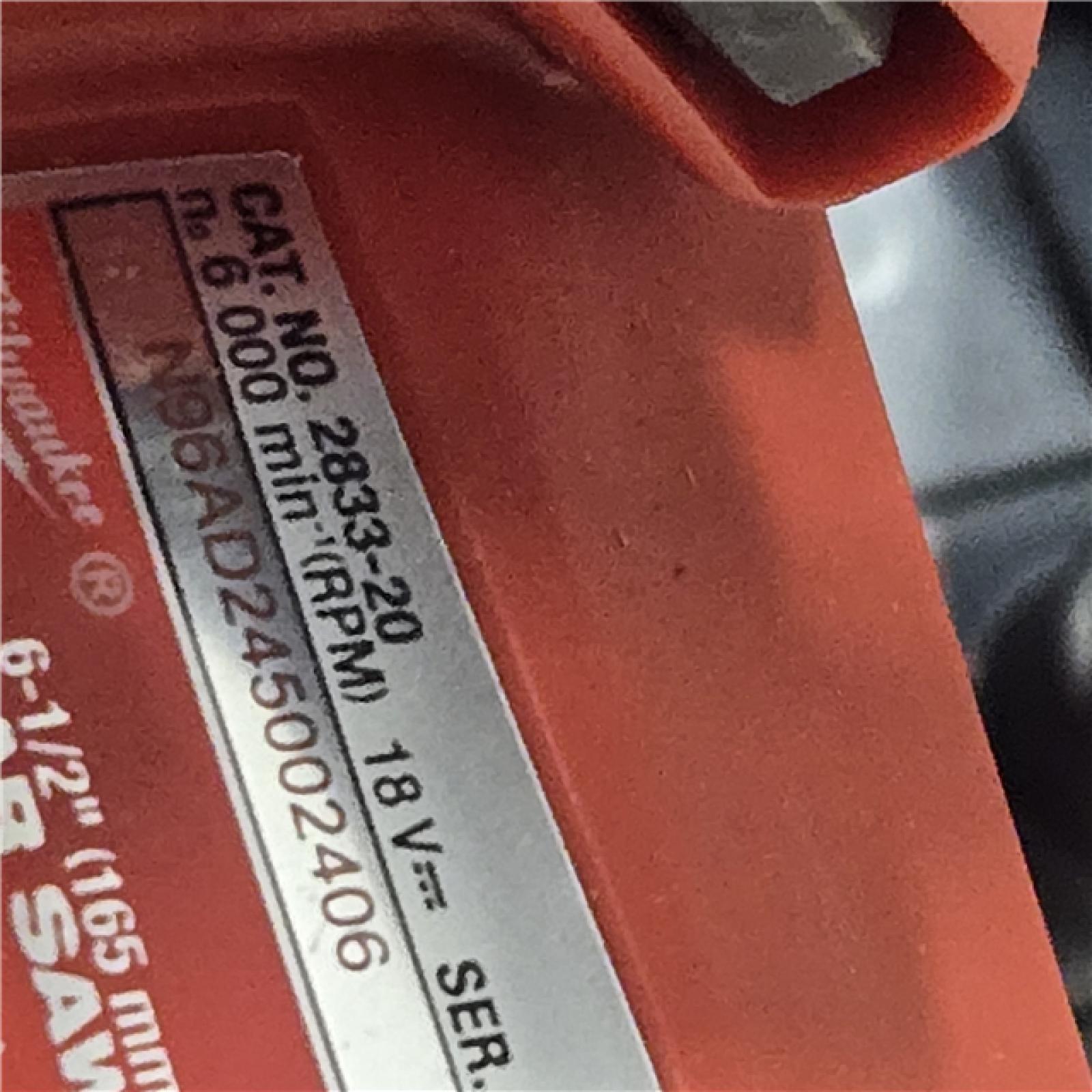 AS-IS M18 FUEL 18V Cordless 6-1/2 in. Circular Saw (Tool-Only)
