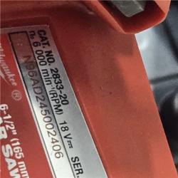 AS-IS M18 FUEL 18V Cordless 6-1/2 in. Circular Saw (Tool-Only)