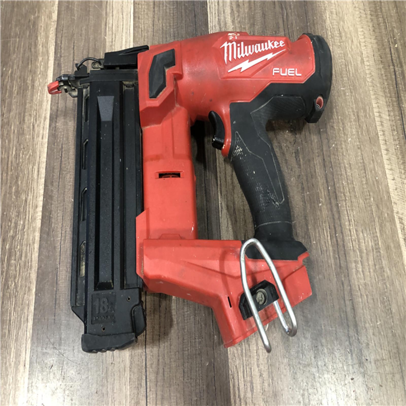 AS-IS Milwaukee FUEL 18-Volt Lithium-Ion Brushless Cordless Gen II 18-Gauge Brad Nailer (Tool-Only)