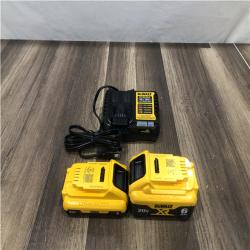 AS-IS DEWALT 20V MAX Lithium-Ion 6.0Ah and 4.0Ah Battery and Charger Starter Kit