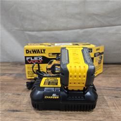 AS-IS DEWALT FLEXVOLT 20V/60V MAX Lithium-Ion 6.0Ah Battery Pack with 6 Amp Output Charger