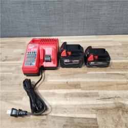 HOUSTON LOCATION - AS-IS MILWAUKEE 2 TOOL COMBO KIT W/ (2) BATTERY & CHARGER
