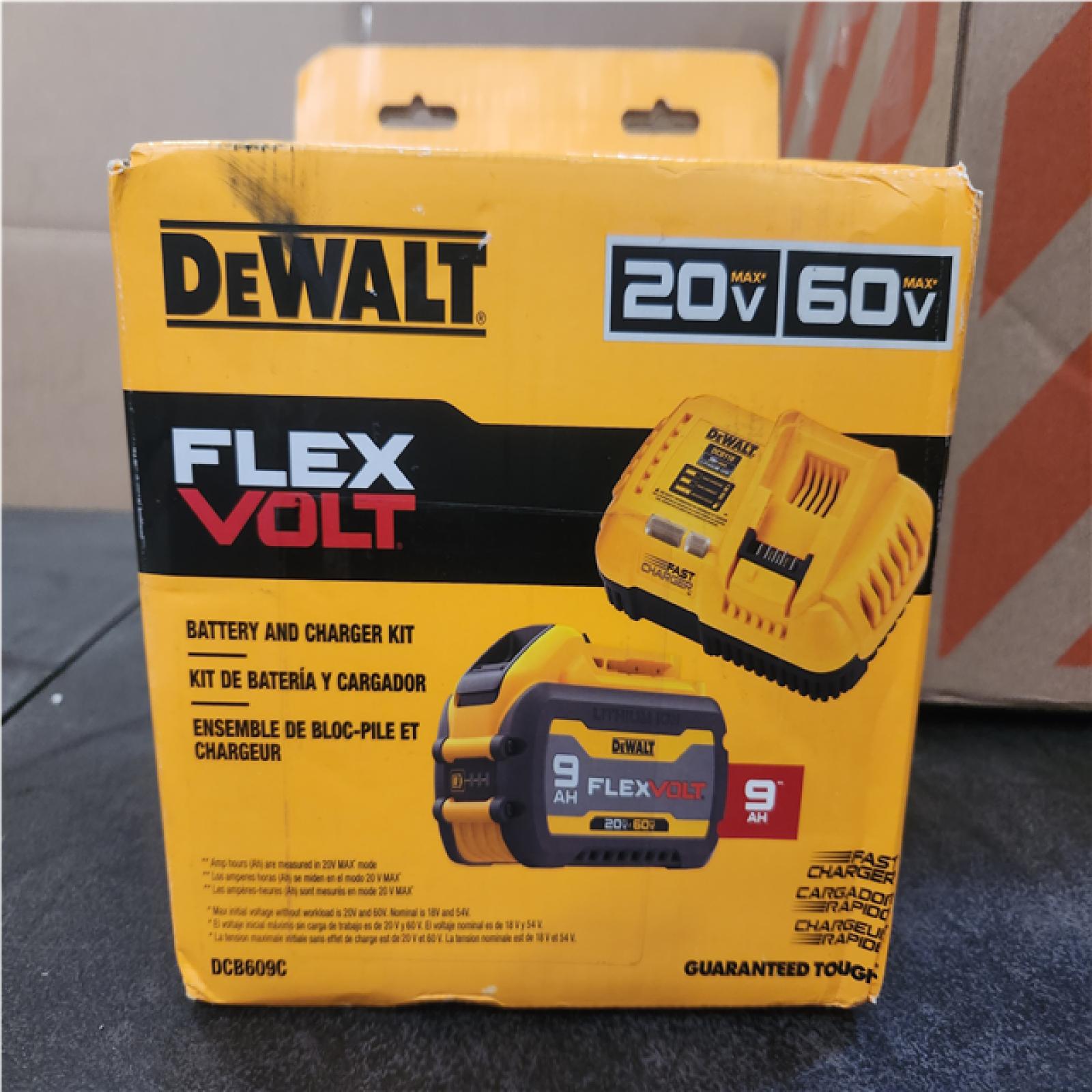 Phoenix NEW DEWALT 20V/60V MAX FLEXVOLT Lithium-Ion 9.0Ah Battery and Charger Starter Kit