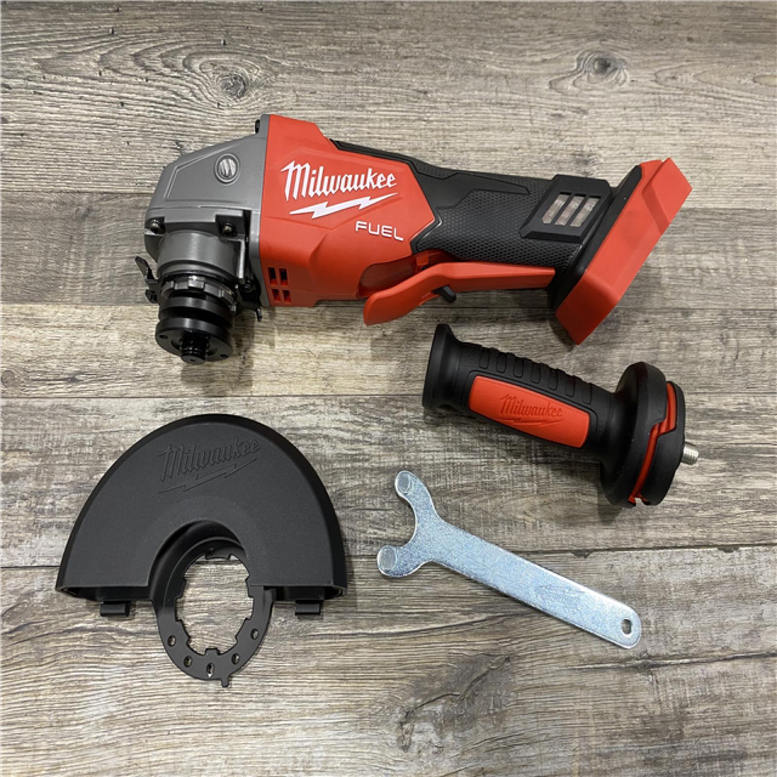AS-IS Milwaukee FUEL 18V Lithium-Ion Brushless Cordless 4-1/2 in./5 in. Grinder w/Paddle Switch (Tool-Only)
