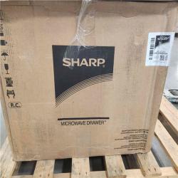 Phoenix Location NEW Sharp Appliances 1.2 Cu. Ft. 24 in. Microwave Drawer with Concealed Controls (Stainless Steel) SMD2470ASY