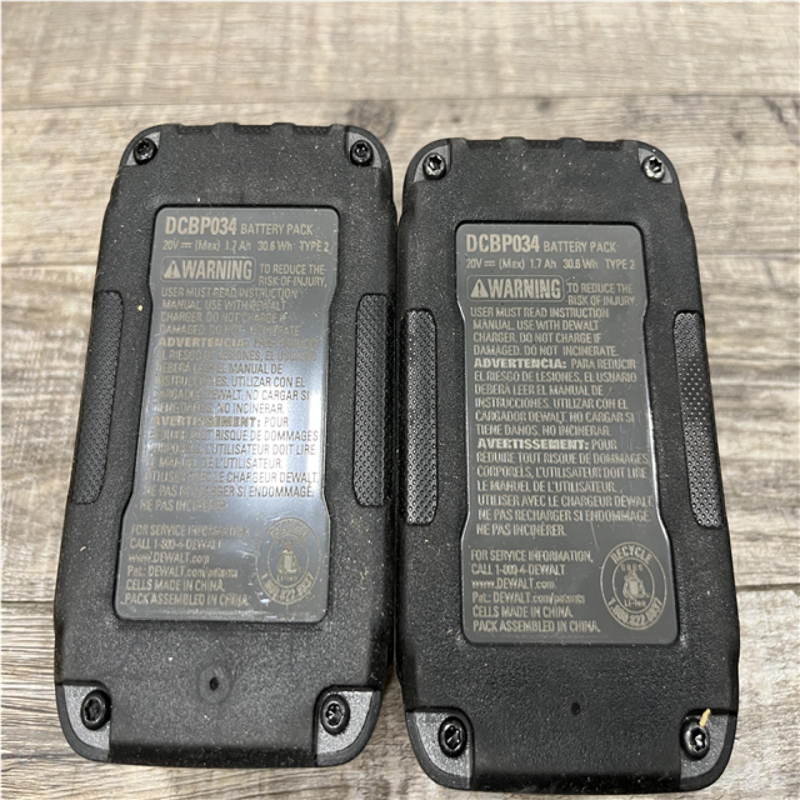 AS-IS DEWALT 20-Volt MAX POWERSTACK Compact Battery (2-Pack)