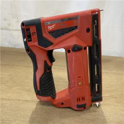 AS-IS Milwaukee 12-Volt Lithium-Ion Cordless 3/8 in. Crown Stapler (Tool-Only)