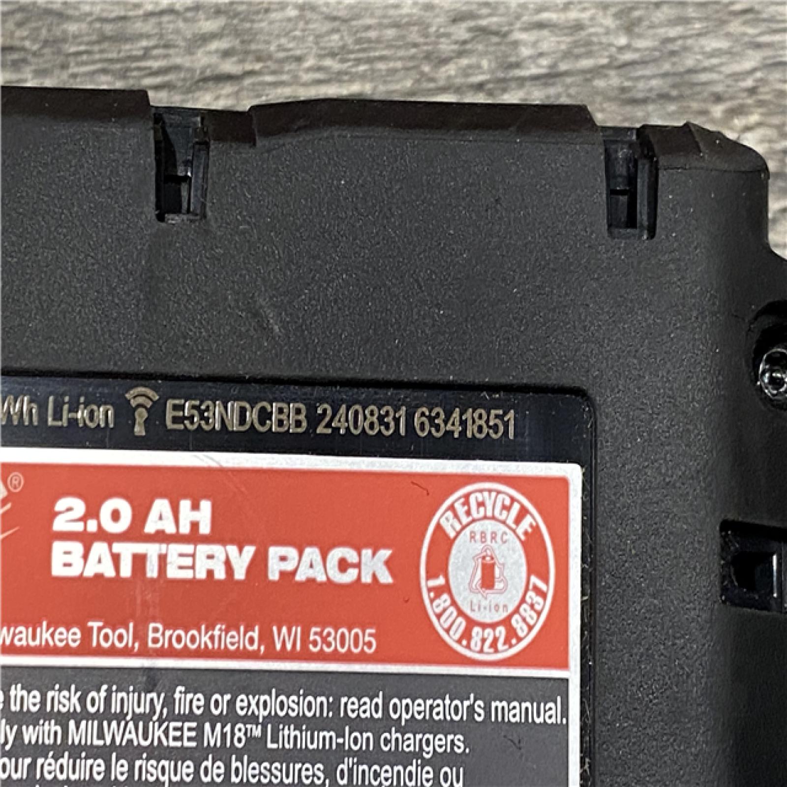 AS-IS Milwaukee 18V Lithium-Ion Brushless Cordless 1/2 in. Compact Hammer Drill/Driver Kit