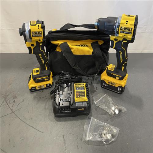 AS-IS - DeWalt ATOMIC 20-Volt Lithium-Ion Cordless 2-Tool Combo Kit
