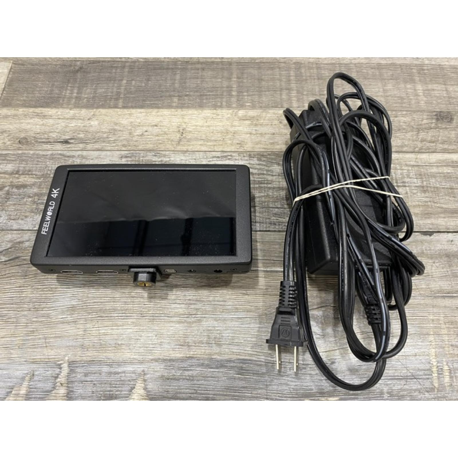 AS-IS FEELWORLD F570 5.7 inch 4K HDMI DSLR Camera Field Monitor Full HD Metal Housing