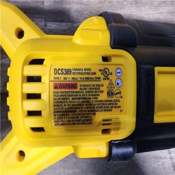 HOUSTON LOCATION - AS-IS (APPEARS LIKE NEW) DeWalt DCS389B FLEXVOLT 60V MAX Cordless Brushless Reciprocating Saw (Tool-Only)