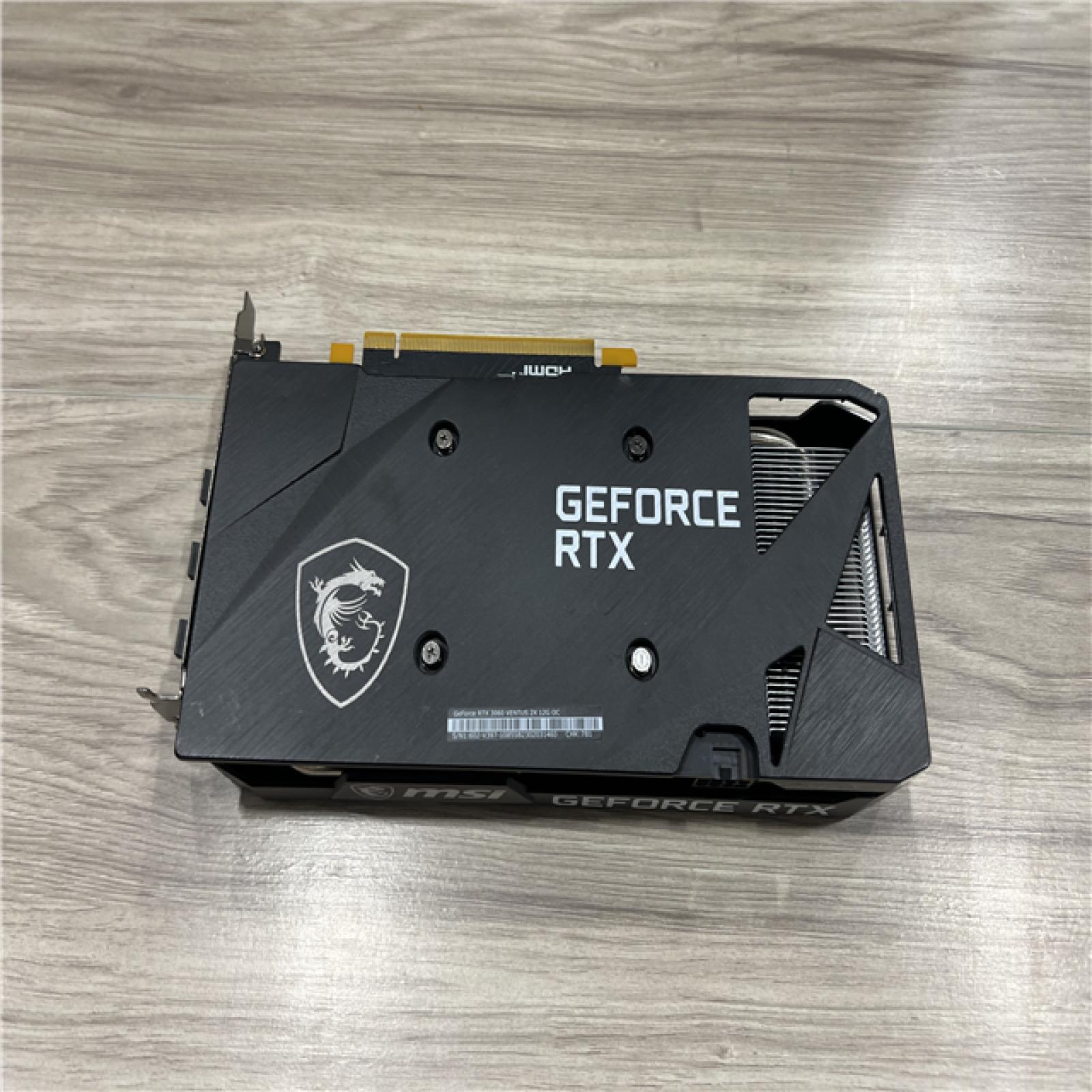 AS-IS MSI Ventus GeForce RTX 3060 12GB GDDR6 PCI Express
