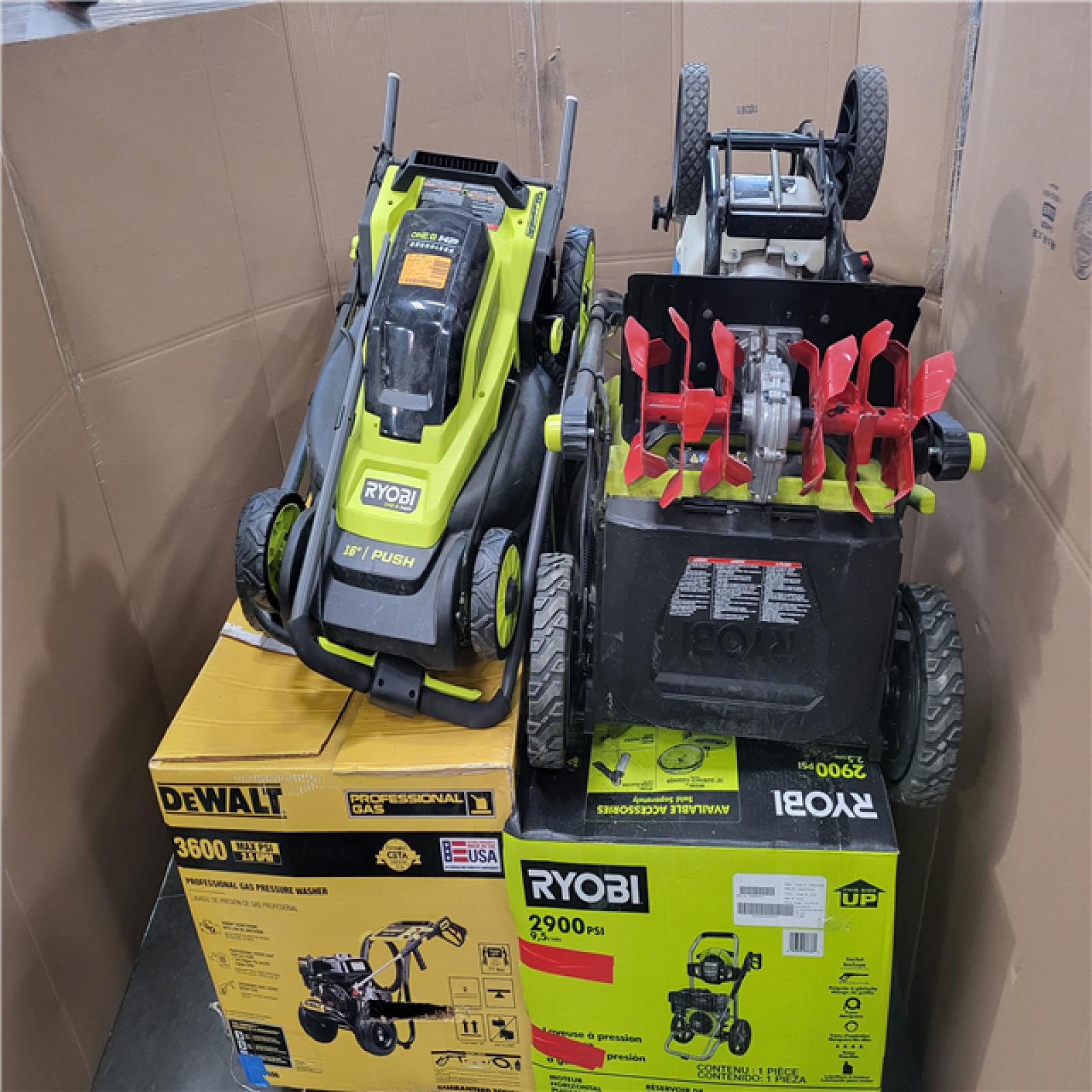 CALIFORNIA AS-IS OUTDOOR POWER EQUIPMENT
